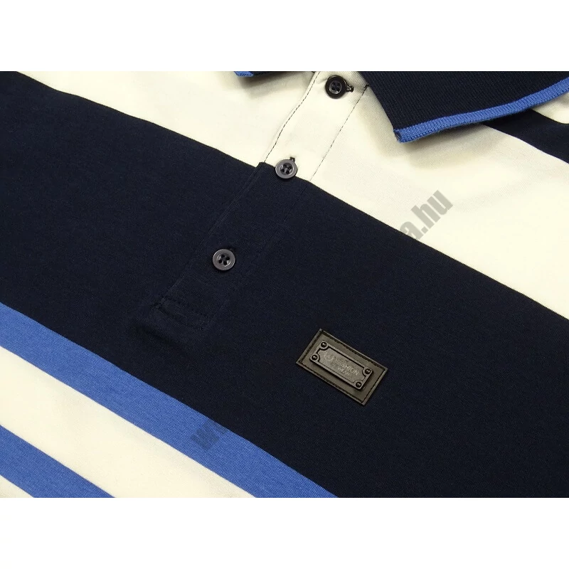 Extra nagyméretű férfi galléros póló, sötétkék-tengerkék csíkos. 3XL,4XL,5XL,6XL,7XL,8XL,9XL méretekben rendelhető. Rendeljen online vagy jöjjön el hozzánk személyesen!2
