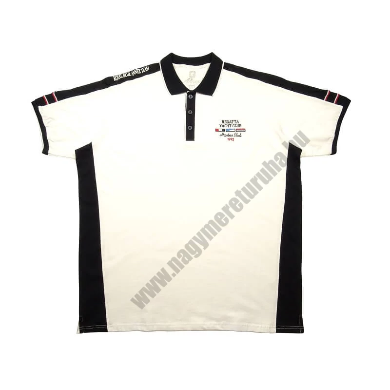 Férfi galléros póló Coast 2XL fehér