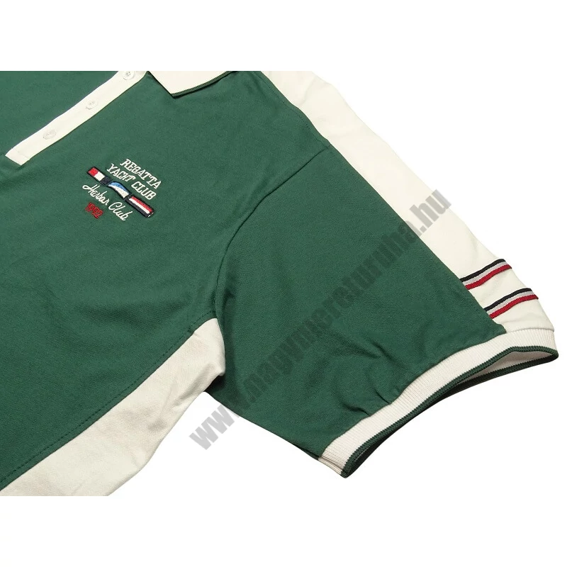 2XL-6XL nagyméretű  A.Coast menta alapszínű, fehér galléros rövid ujjú nagyméretű galléros póló férfiaknak, akár személyes átvétellel vagy vásárolja meg online, pontos mérettáblázatunk segítségével!3