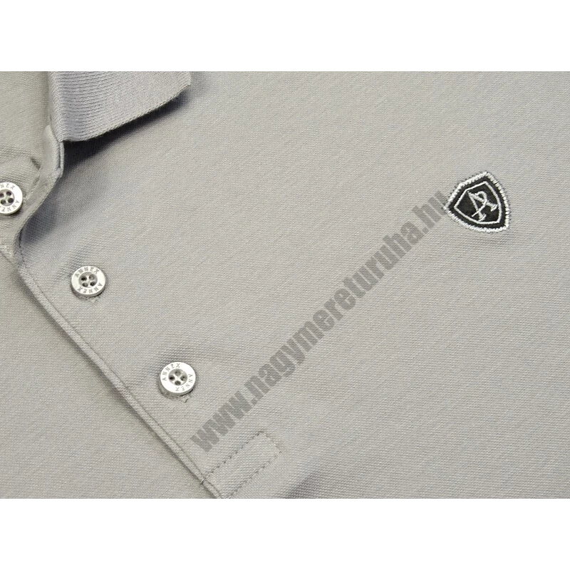 2XL-6XL méretű prémium minőségű szürke színű piké rövid ujjú nagyméretű galléros póló férfiaknak, akár személyes átvétellel is vagy vásárolja meg online, pontos mérettáblázatunk segítségével!2
