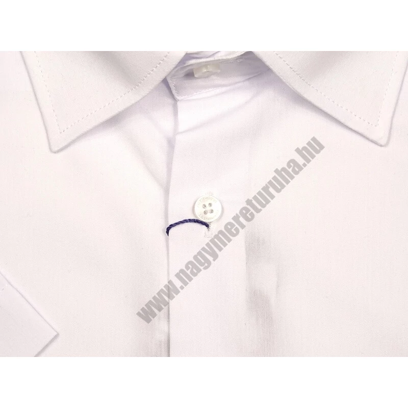 6XL-9XL- B.Fehér zsebes férfi EXTRA nagyméretű rövid ujjú ing kiváló minőségű rugalmas pamut anyagból.Rendeljen online kényelmesen vagy jöjjön el személyesen üzletünkbe!2