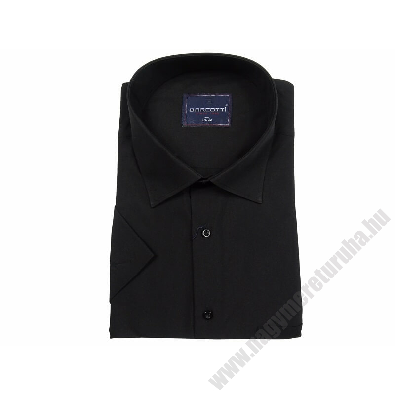 Prémium minőségű B.Sima fekete, zsebes férfi nagyméretű rövid ujjú ing rugalmas pamut anyagból 2XL-6XL méretekben.Rendeljen online kényelmesen, gyors 1-2 munkanapos szállítással!