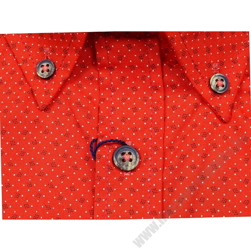 Sportos elegáns B.Piros Spot férfi nagyméretű rövid ujjú ing kiváló minőségű rugalmas pamut anyagból.Rendeljen online kényelmesen vagy jöjjön el személyesen üzletünkbe!2