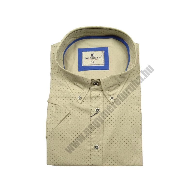 Extra nagy 6XL-9XL méretű B.Bézs Space férfi rövid ujjú ing prémium minőségű anyagból.Rendeljen online kényelmesen vagy jöjjön el személyesen üzletünkbe!