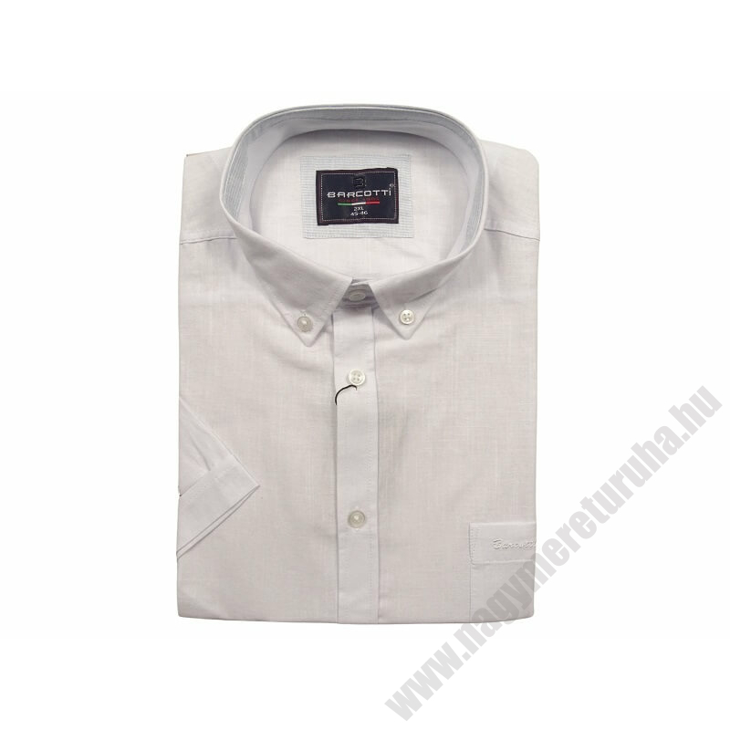 Kiváló minőségű, nagy 2XL-6XL méretű nyári B.Fehér zsebes férfi rövid ujjú lenvászon ing.Rendeljen online kényelmesen vagy jöjjön el személyesen üzletünkbe!