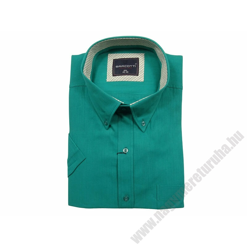 Kiváló minőségű, nagy 2XL-6XL méretű nyári B.Zöld zsebes férfi rövid ujjú lenvászon ing.Rendeljen online kényelmesen vagy jöjjön el személyesen üzletünkbe!