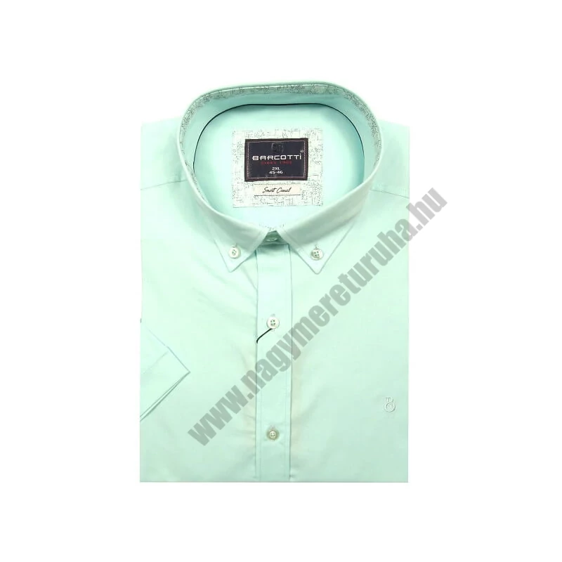 Nagy 2XL-6XL méretű B.Just jégkék férfi rövid ujjú ing prémium minőségű rugalmas pamut anyagból.Rendeljen online kényelmesen vagy jöjjön el személyesen üzletünkbe!