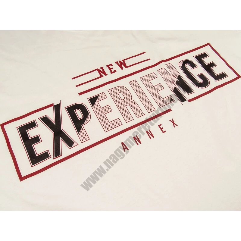 2XL-6XL méretű A.Experience fehér nagyméretű férfi rövid ujjú póló 100% prémium pamutból. Rendeljen kényelemesen, gyors szállítással!2