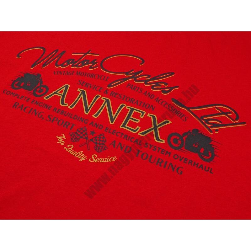 Nagy 2XL méretű A.Motorcycles piros színű,férfi rövid ujjú póló divatos felirattal. Prémium minőségű 100% pamutból. Rendeljen online vagy jöjjön el hozzánk személyesen üzletünkbe!2