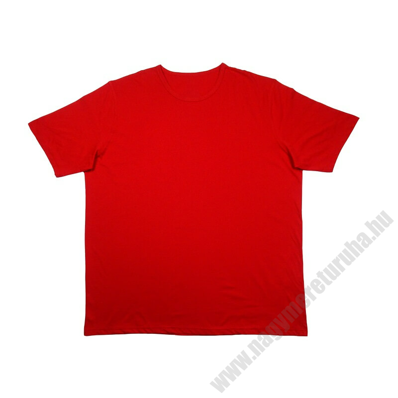 2XL nagyméretű A.Piros sima férfi rövid ujjú póló 100% prémium pamutból a kényelmes hétköznapokra. Rendeljen online, pár kattintással vagy jöjjön el hozzánk személyesen!1