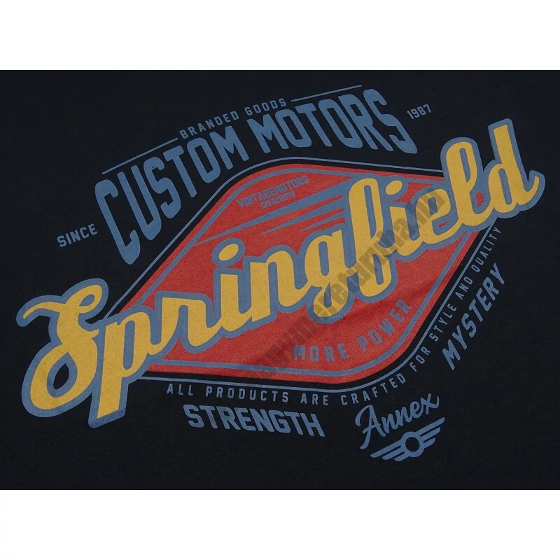 Férfi férfi póló Springfield 2XL sötétkék