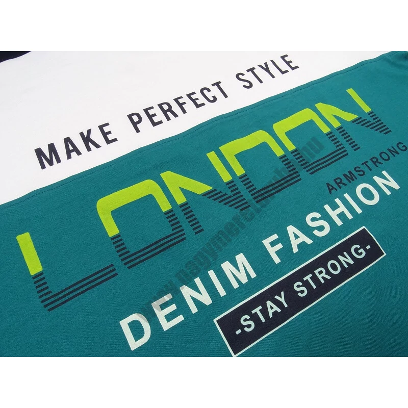 Férfi férfi póló London 2XL türkiz