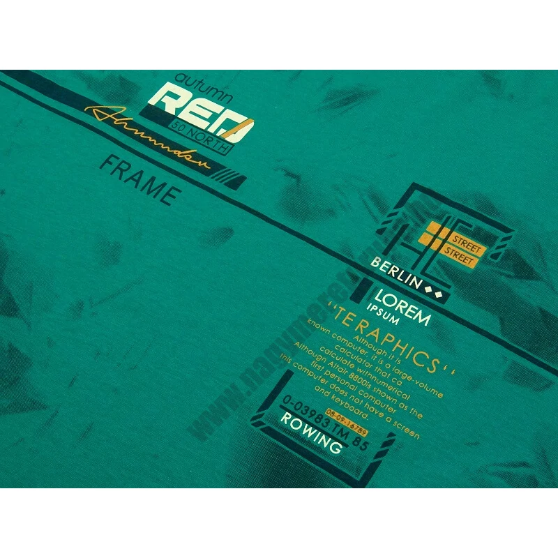 Férfi 2XL,3XL,4XL,5XL,6XL nagyméretű A.Berlin petrol zöld férfi rövid ujjú póló nyomott felirattal, 100% prémium pamutból. Rendeljen kényelemesen, gyors szállítással vagy jöjjön el hozzánk személyesen üzletünkbe!2
