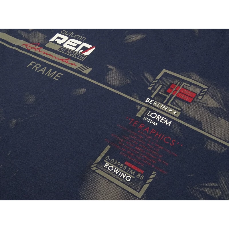 Férfi 2XL,3XL,4XL,5XL,6XL nagyméretű A.Berlin sötétkék férfi rövid ujjú póló nyomott felirattal, 100% prémium pamutból. Rendeljen kényelemesen, gyors szállítással vagy jöjjön el hozzánk személyesen üzletünkbe!2