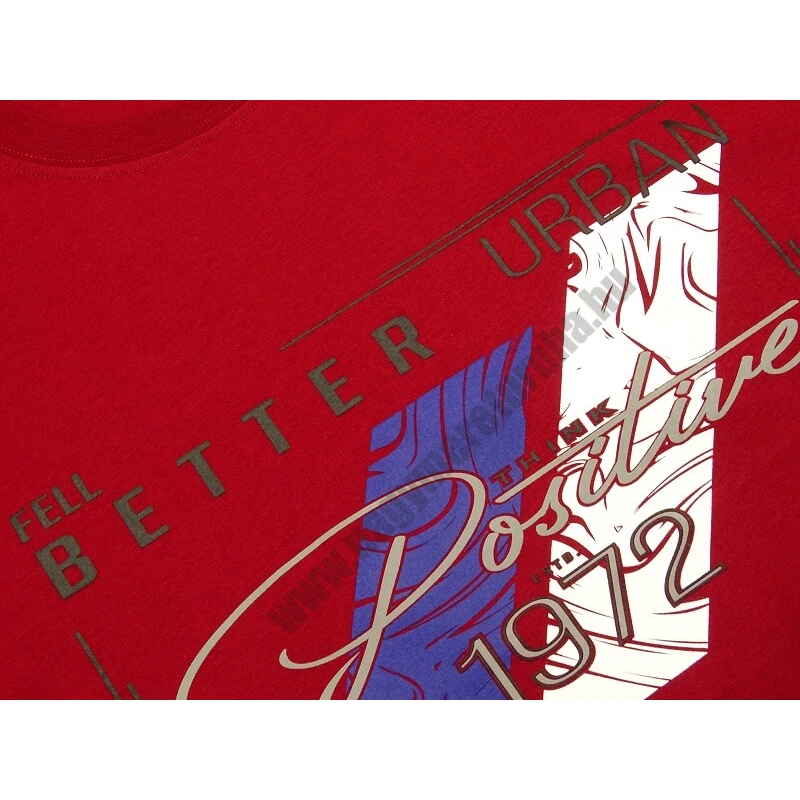 Férfi 3XL,4XL,5XL,6XL-nagy méretű póló bordó színben, inspiráló színes mintával és felirattal. 100% prémium minőségű pamutból. Rendeljen online, pár kattintással vagy jöjjön el hozzánk személyesen!1