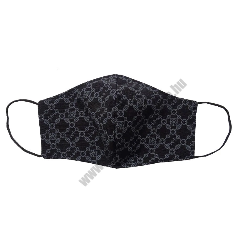 Nagyméretű fekete férfi szájmaszk