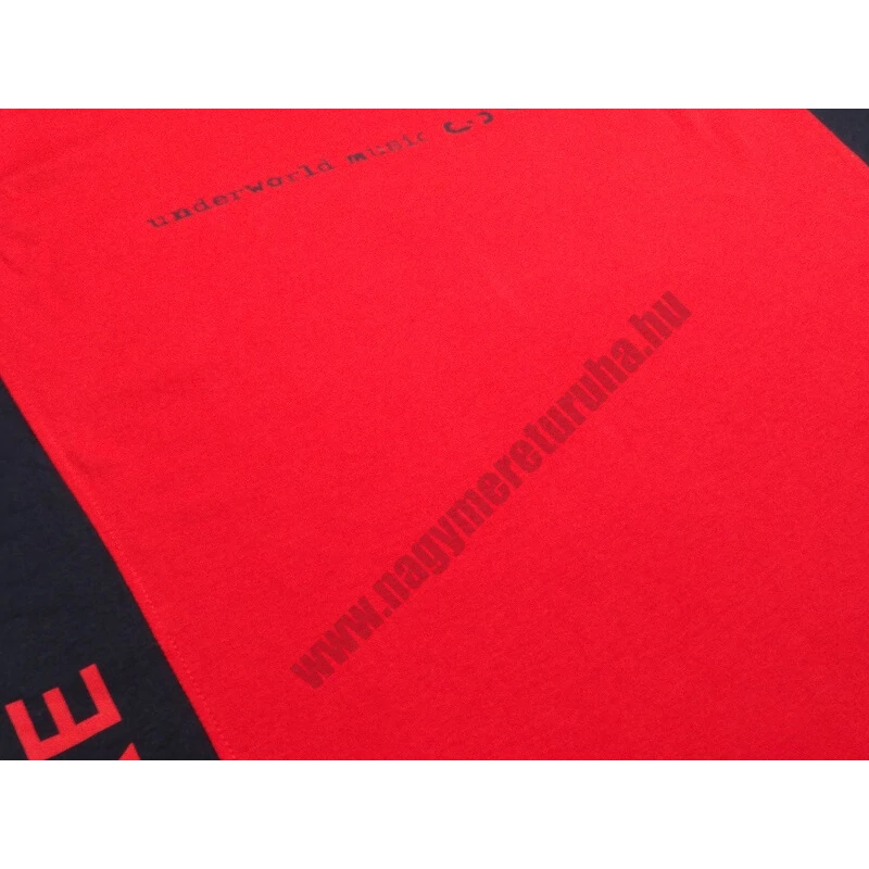 2XL,3XL,4XL,5XL,6XL A.Music piros nagyméretű férfi ujjatlan póló 100% prémium pamutból. Rendeljen kényelemesen, gyors szállítással!2