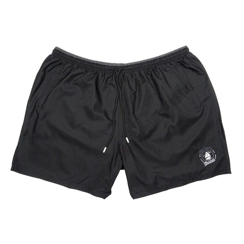 Nagyméretű férfi fürdőnadrág 2XL fekete