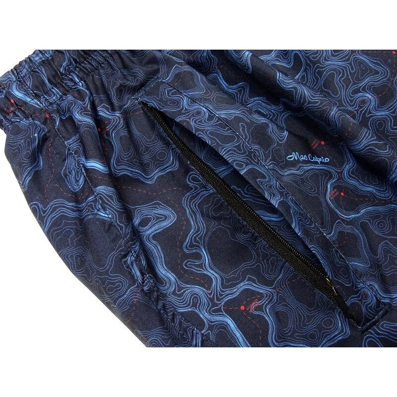 Divatos férfi 2XL-6XL nagyméretű MC.Clombus sötétkék, mintás fürdőnadrág, cipzáras zsebekkel. Rendeljen online, gyors szállítással vagy látogasson el hozzánk üzletünkbe!2