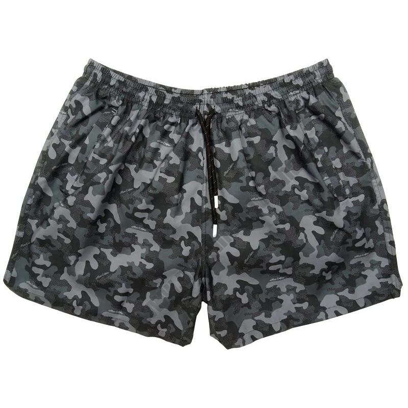 Extra nagyméretű férfi szürke fürdőnadrág Military 3XL