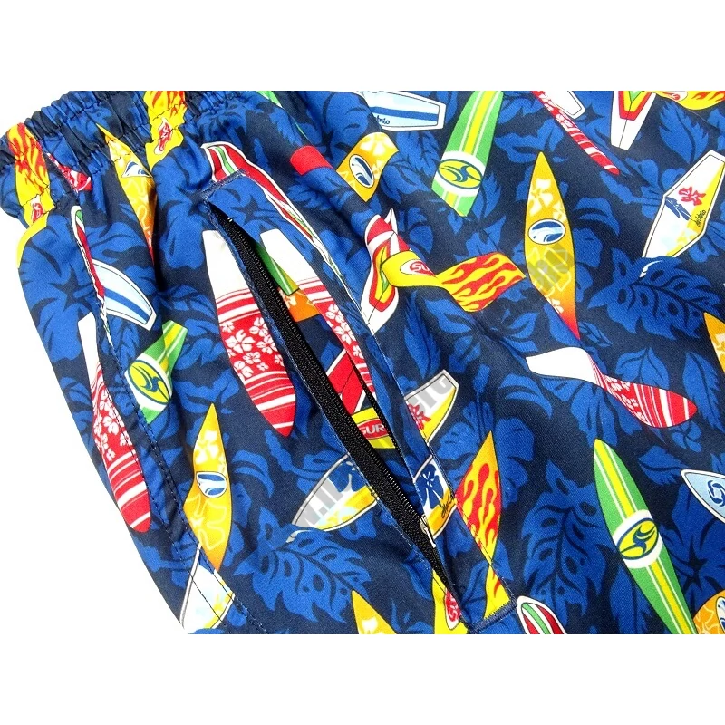 Nagyméretű férfi fürdőnadrág kék 6XL Surf